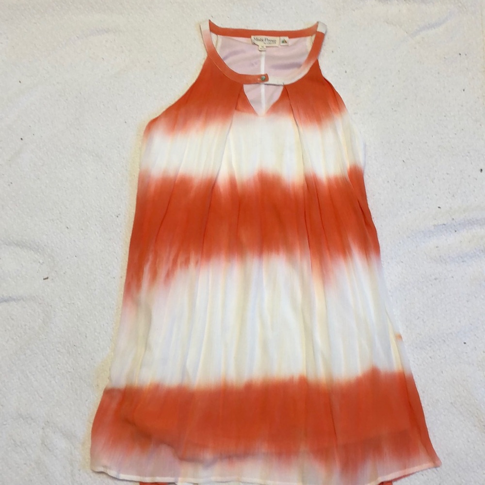 Mistic Prysm orange and white dress
